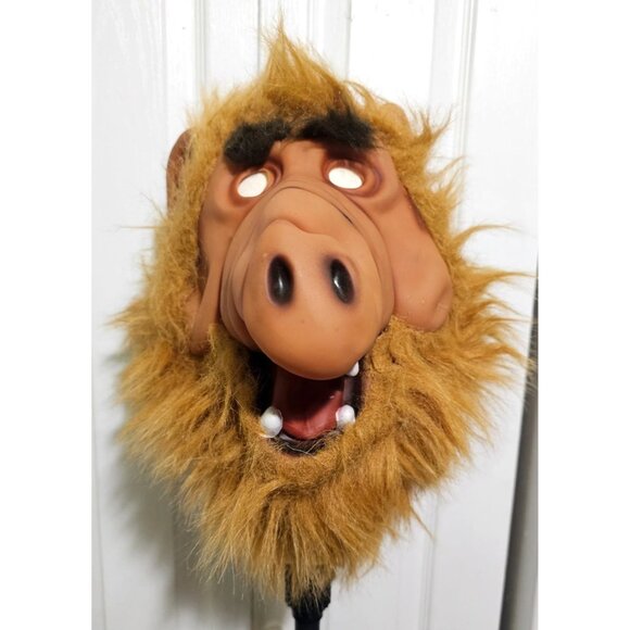 Vintage Alf Full Head Mask Collegeville 80s 90s Alien Sitcom Halloween Costume T - Picture 2 of 8